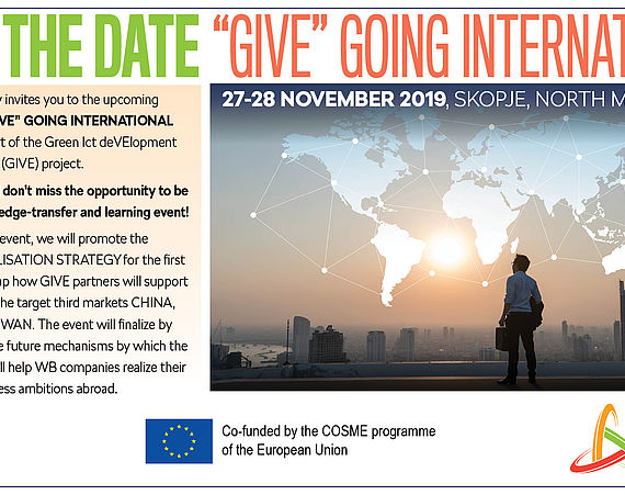 SAVE THE DATE - "GIVE" GOING INTERNATIONAL