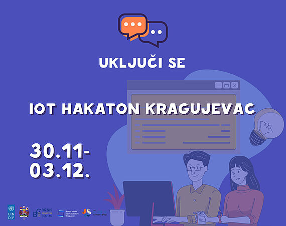 POZIV za učešće na IoT hakatonu Kragujevac 30.11-03.12.2020.