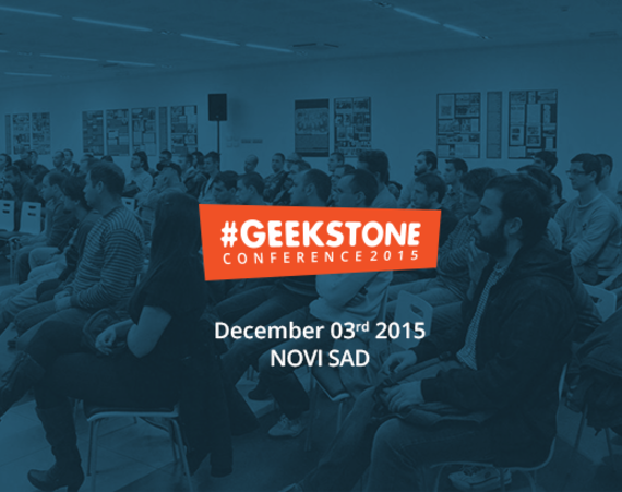 Geekstone konferencija 3. decembra